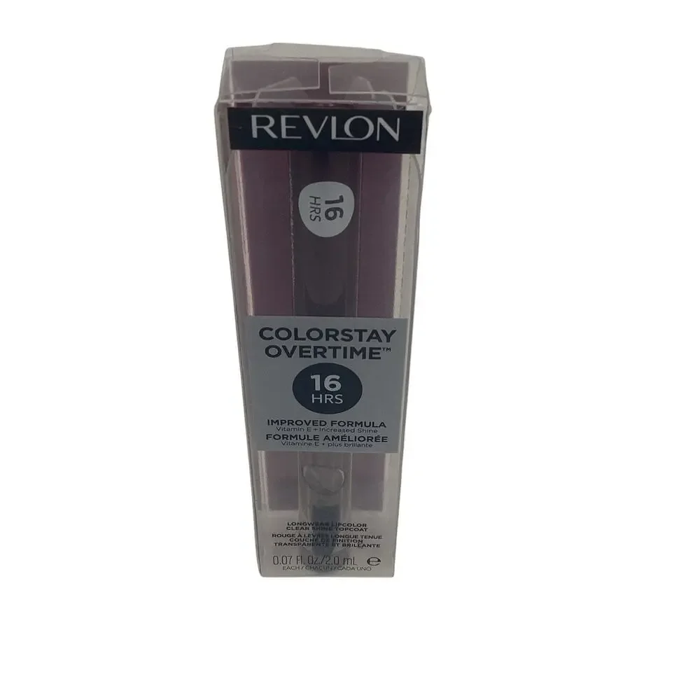 NEW Revlon ColorStay Overtime 16HR‎ Liquid Lip Color-500 Limitless Black Cherry